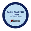 Zweiter Platz Best in Cloud 2011